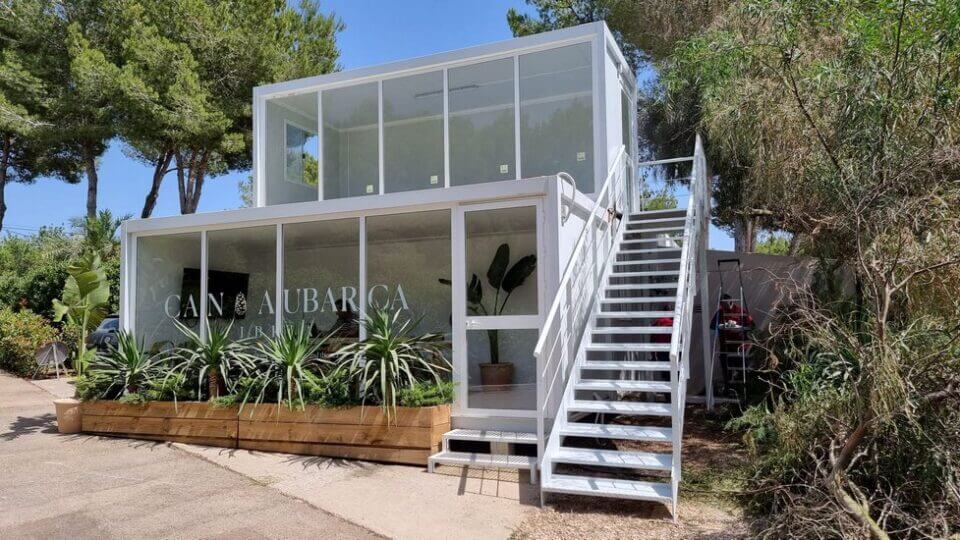 Módulo prefabricado jardín